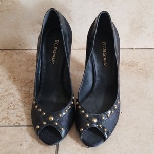 Black BCBG heels